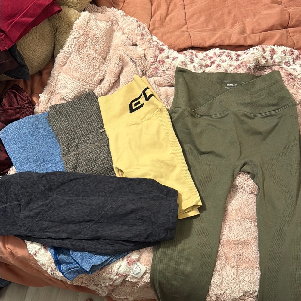 ECHT Activewear Leggings and shorts bundle Set